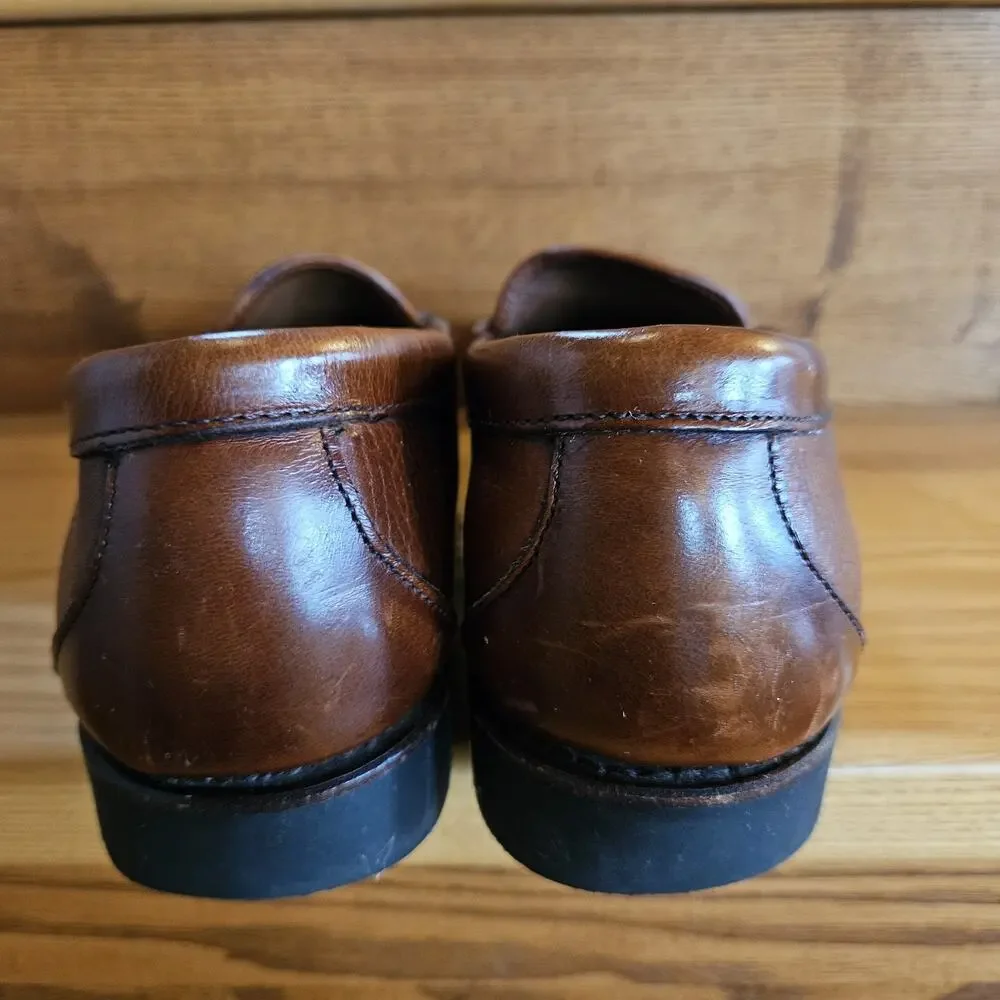 Allen Edmonds Holton Penny Loafer Dress Shoe Mens Sz 10D Leather Brown 42205 USA